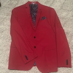 Express men’s sports coat 42R with built in pocket square, worn twice.